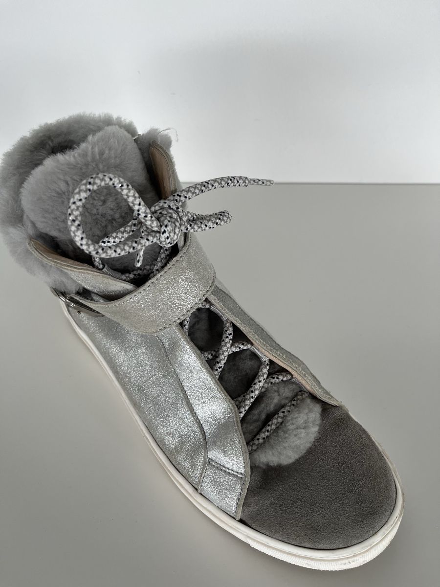 Marc Cain Scarpe da donna: Marc Cain Silber Sneaker Gr. 39 – Usato da Tennwil venduto da Hemi0 3