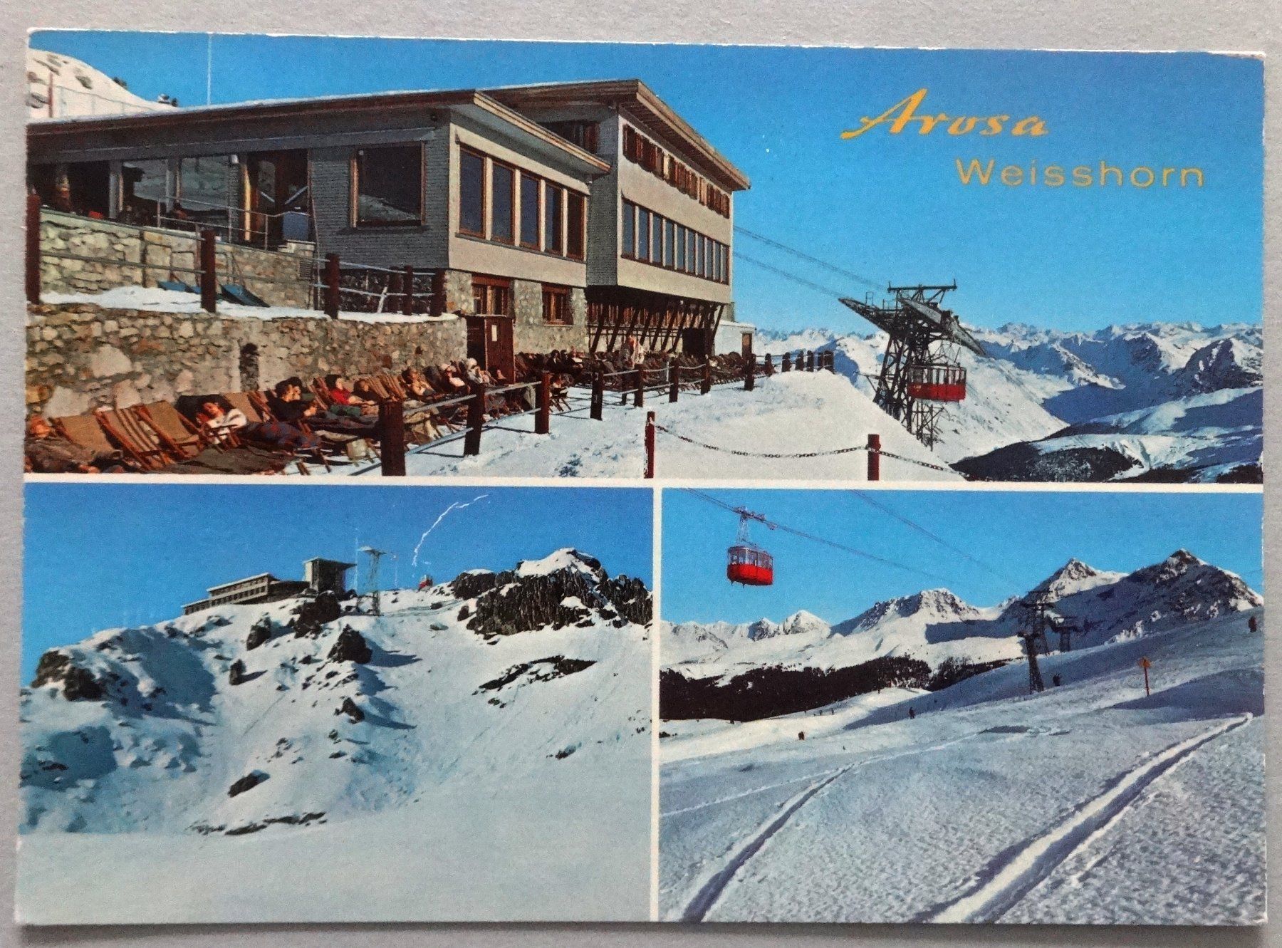 Ansichtskarten: Arosa - Weisshorn – Gebraucht aus Fétigny von Billy2miny