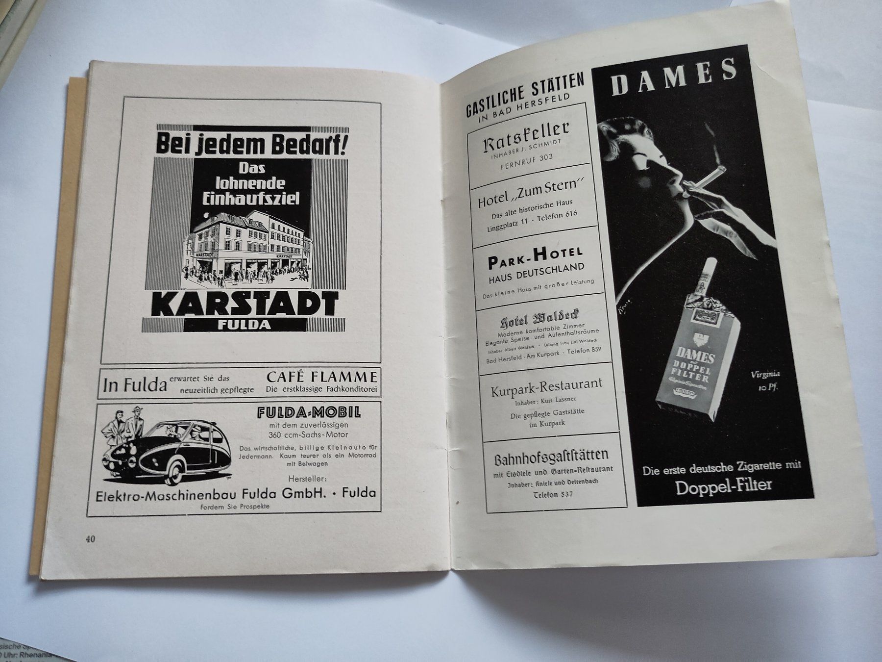 Riviste & Magazine: Festspiele Bad Hersfeld 1952 Programmheft – Usato da Schaffhausen venduto da RolfMeister 8