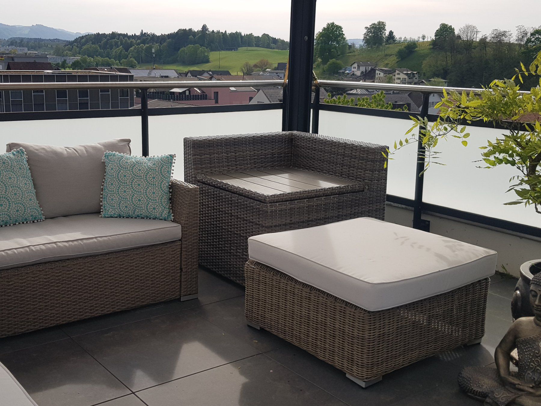 Box contenitori: LOUNGE ECKELEMENT MIT ABLAGEFLÄCHE / STAURAUM/ N.P 290.- – Nuovo (secondo la descrizione) da Root venduto da LifestyleAccessoires