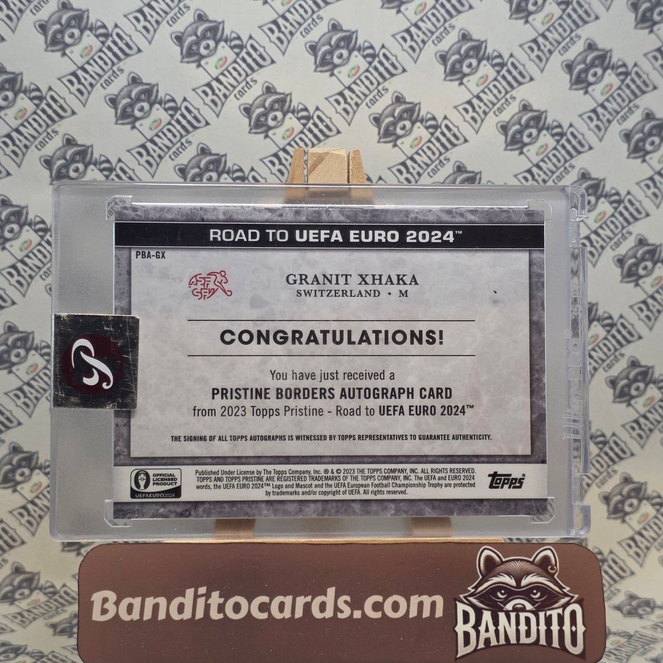 Topps Sammelbilder & Trading cards: Topps Pristine Borders Granit Xhaka auto /50 schweiz – Gebraucht aus Liebefeld von Banditocards 1