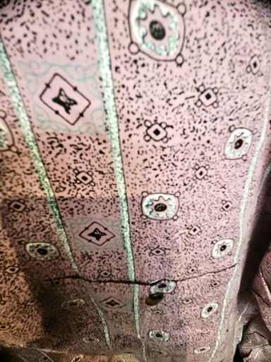 Camicette: Rosa Gemustertes Button-Down Baumwollhemd - Größe XL/42 – Usato da Zug venduto da vinokilo 5