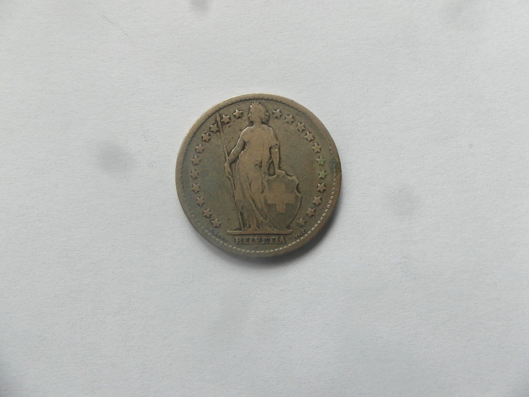 Tutti le monete: Schweizer Silber Münze  2 Fr - 1875 – Usato da Schönenbuch venduto da Imagine6 1