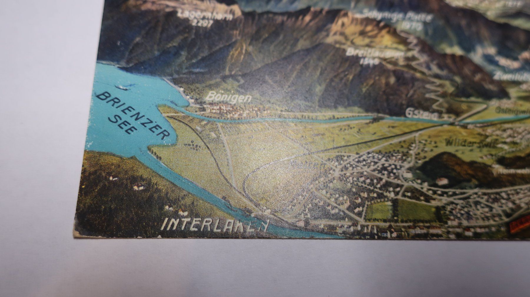 Ansichtskarten: Berner Oberland Harderkulm Interlaken Panorama – Gebraucht aus Cormoret von Pascalll2001 2