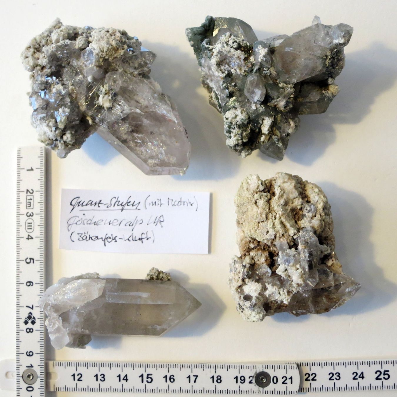 Mineralien & Heilsteine: Quarzstufen, Eigenfund, Uri – Neu und originalverpackt aus Steinhausen von Kristall022 2