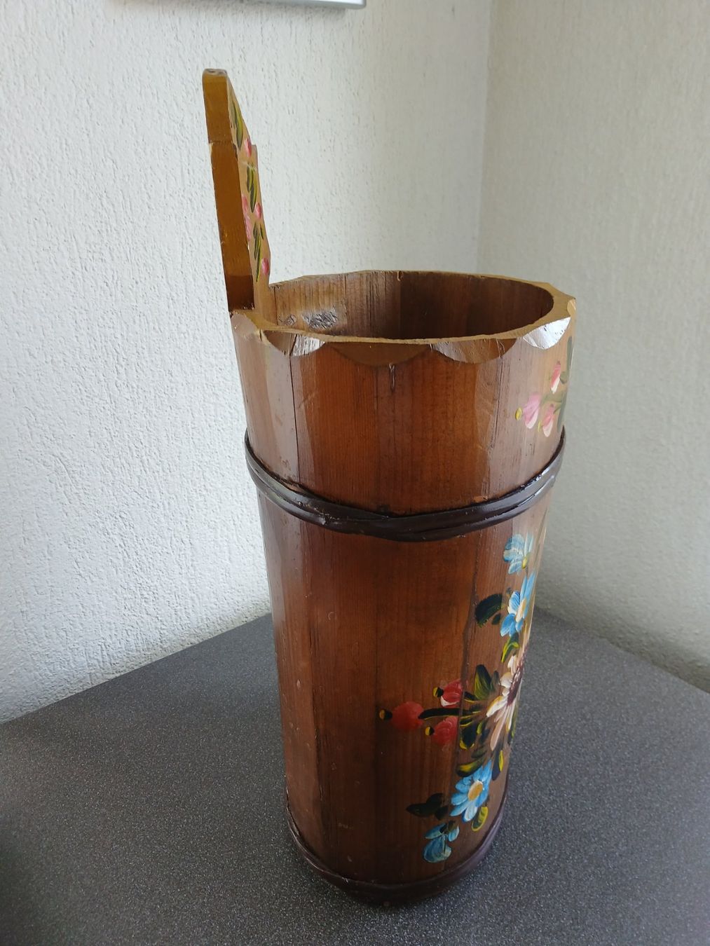 Articoli in legno: Schirmständer und Wandteller mit Bauernmalerei – Nuovo (secondo la descrizione) da Scherz venduto da mar_tg22 3