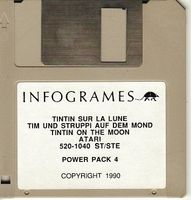 ATARI disk Tintin sur la lune / Tim und