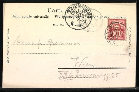 Cartoline postali: AK Brünig, Bahnhof-Buffet, Bergbahnen – Usato da Berlin venduto da bartko-reher 1