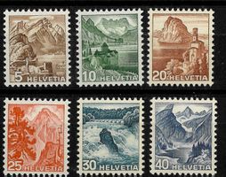 1948, 285-290**, Serie 6 Werte postfrisch (14383)