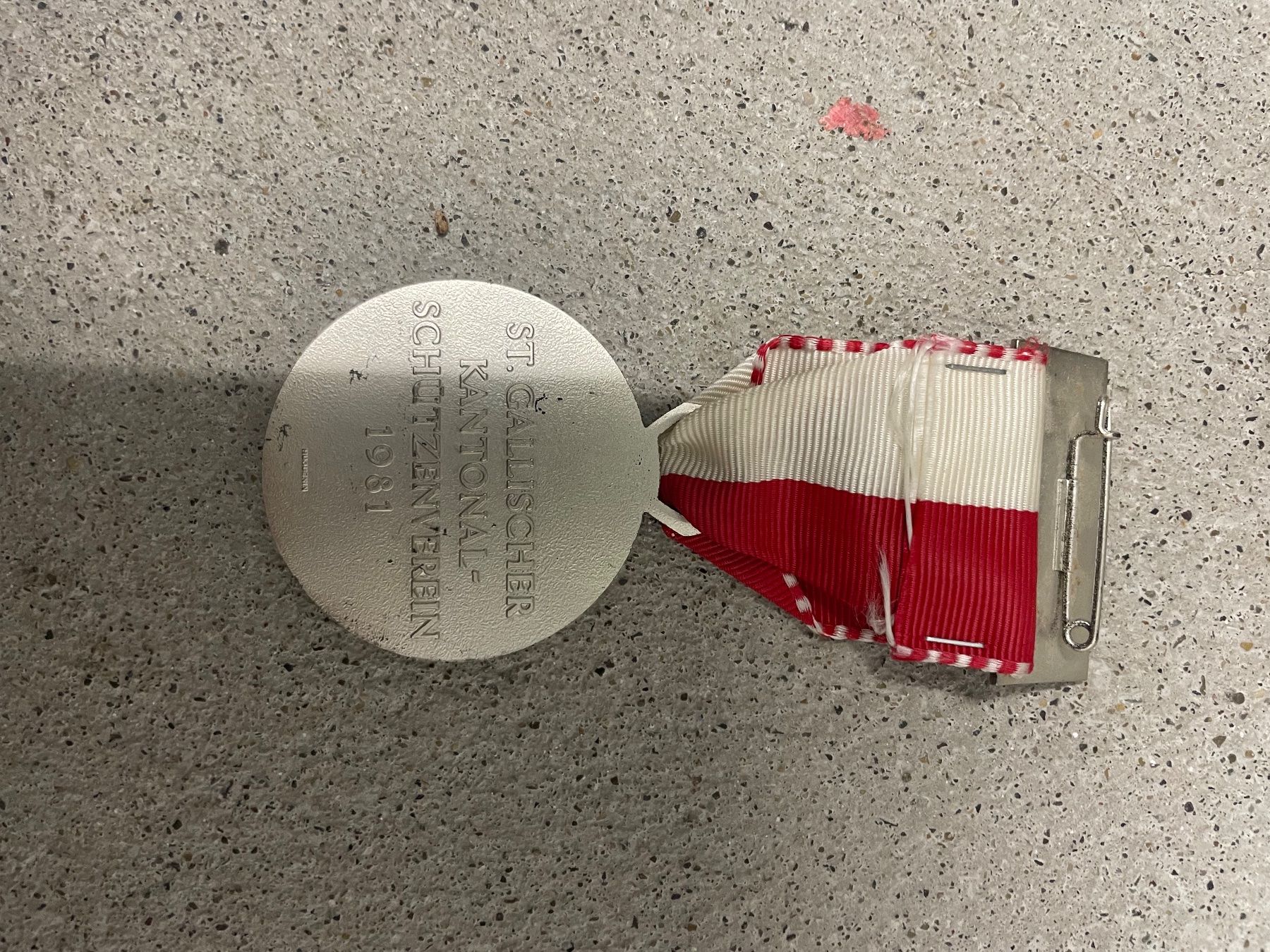 Medaglie: Originale Kantonalstich Schützenmedaille 1981 – Usato da Winterthur venduto da tam_6m5k 1