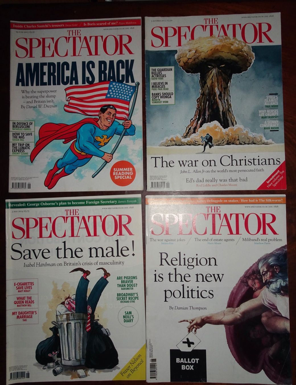Riviste & Magazine: 18 magazines Spectator de 2013-2016 – Usato da Châtelaine venduto da Gio54321 1