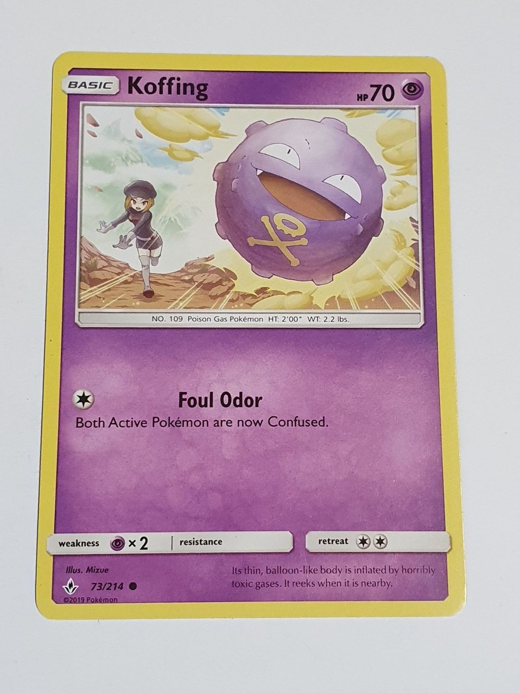 Pokémon Sammelbilder & Trading cards: Pokémon Koffing Karte 2019 – Gebraucht aus Oberdorf BL von BaldenEagle