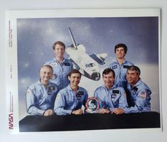 Super NASA Crew Foto STS-9 / Juni 1983 / 40 Jahre alt!!! RRR