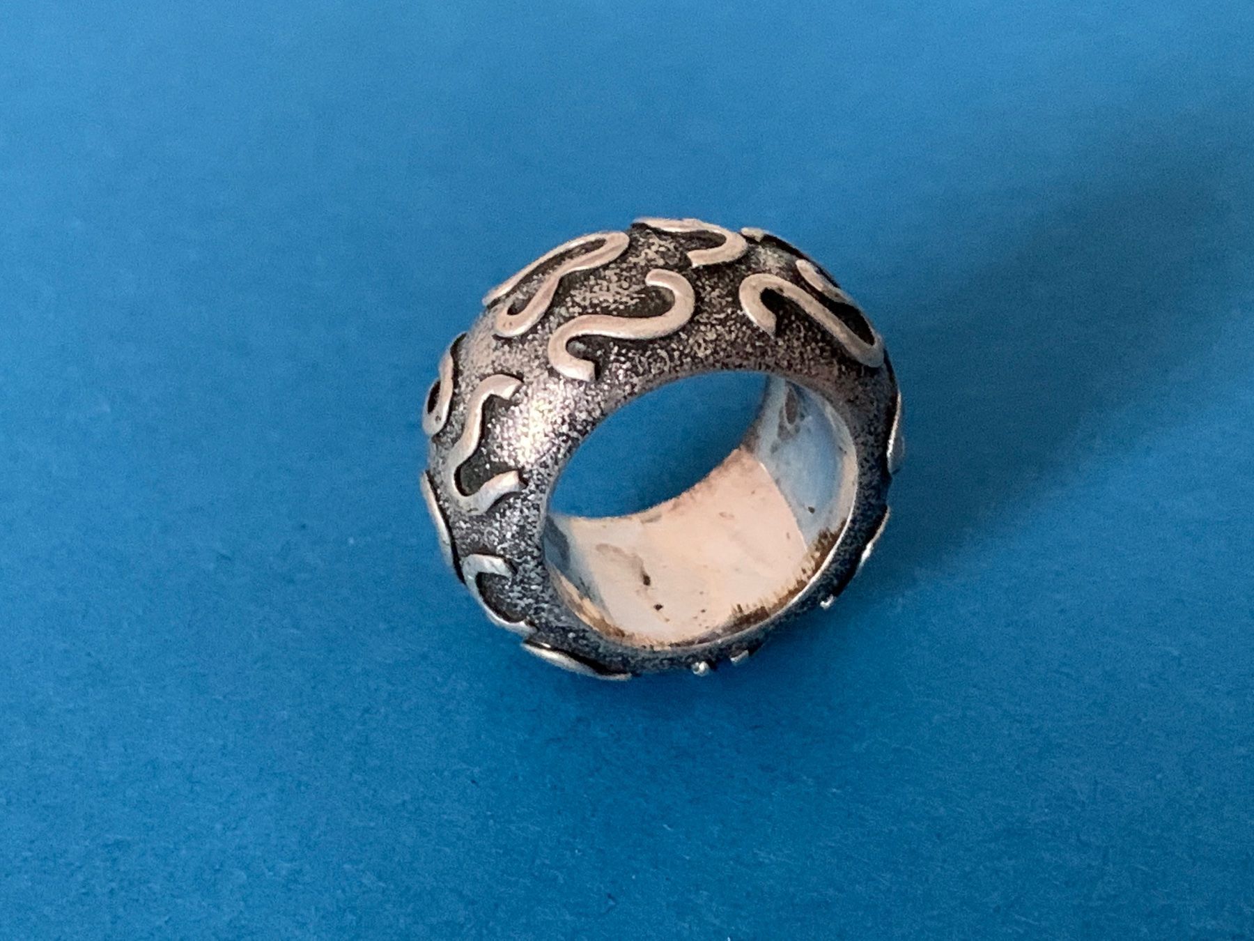 Bagues: Silberring bauchig WORM (55) – D'occasion à Dittingen par Bellevista 3