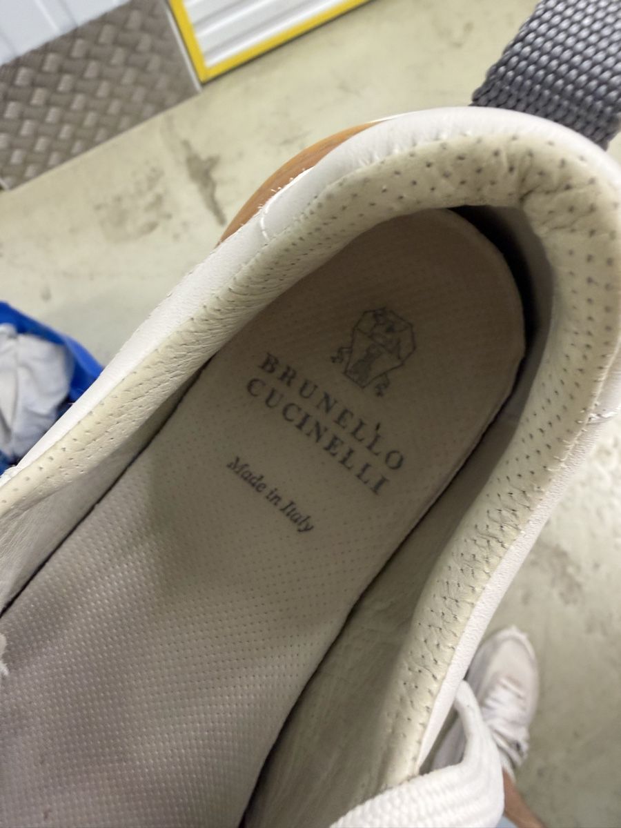 Brunello Cucinelli Scarpe da uomo: Baskets Brunello Cucinelli blanc taille 42 – Usato da Lausanne venduto da ordinaire 2