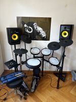 Roland TD-17KVX V-Drums E-Drum Set inkl. Zubehör – Top Zusta