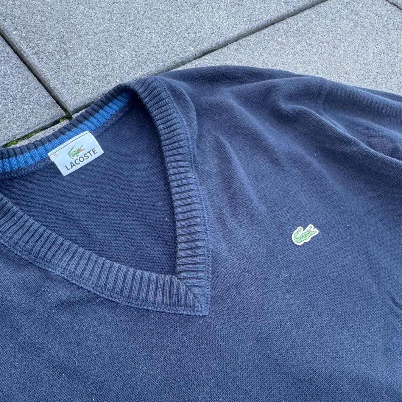 Lacoste Maglioni & Felpe: Lacoste classic retro knitted sweatshirt strickpullover – Usato da St. Gallen venduto da sourced_limited 1