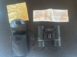 Fernglas mit Tasche, Tuch und Bedienungsanleitung 1x benutzt