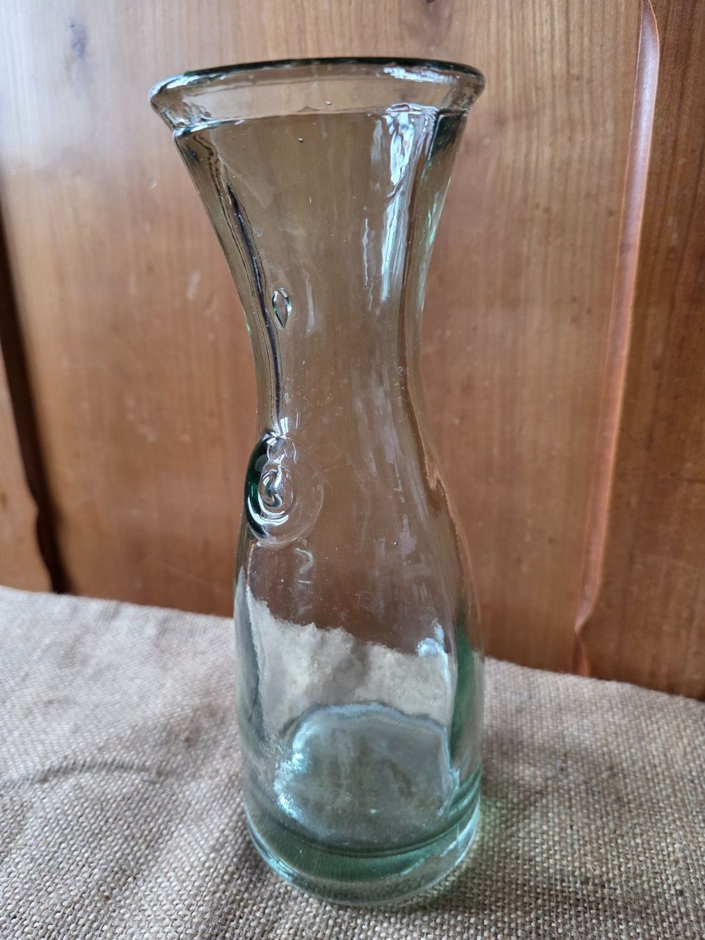 Caraffe: leicht grüne Glas Flasche Karaffe Krug – Usato da Walterswil BE venduto da Lonitti 1