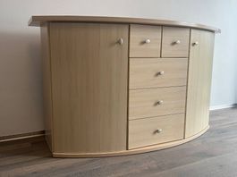 Sideboard in heller Eichenholzoptik