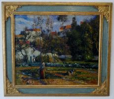 „Camille Pissarro – Impressionistisches Ölbild auf Leinwand“