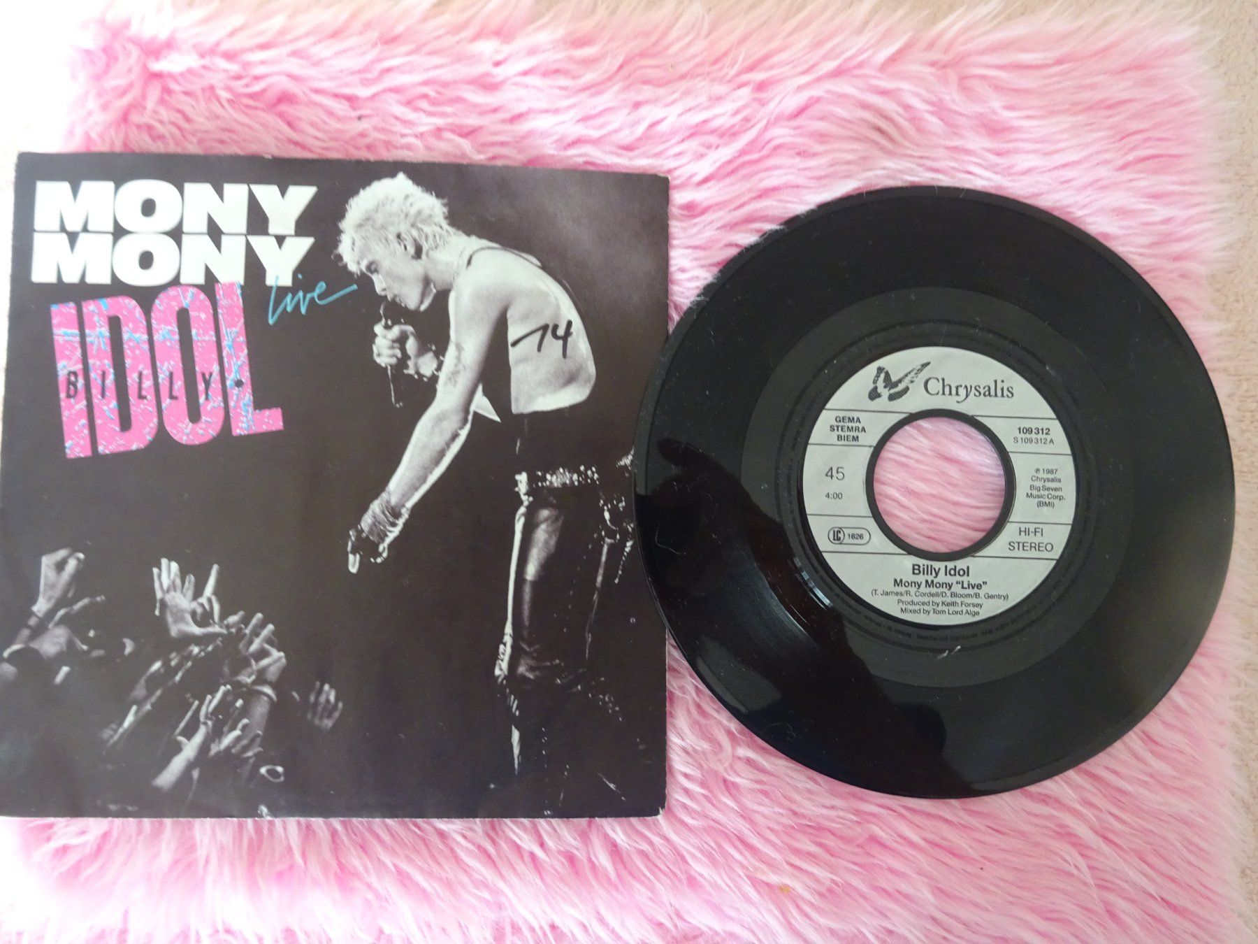 Dischi in vinile: BILLY IDOL ** MONY MONY ** U2 ** DESIRE – Usato da Luzern venduto da xrayspex99 1