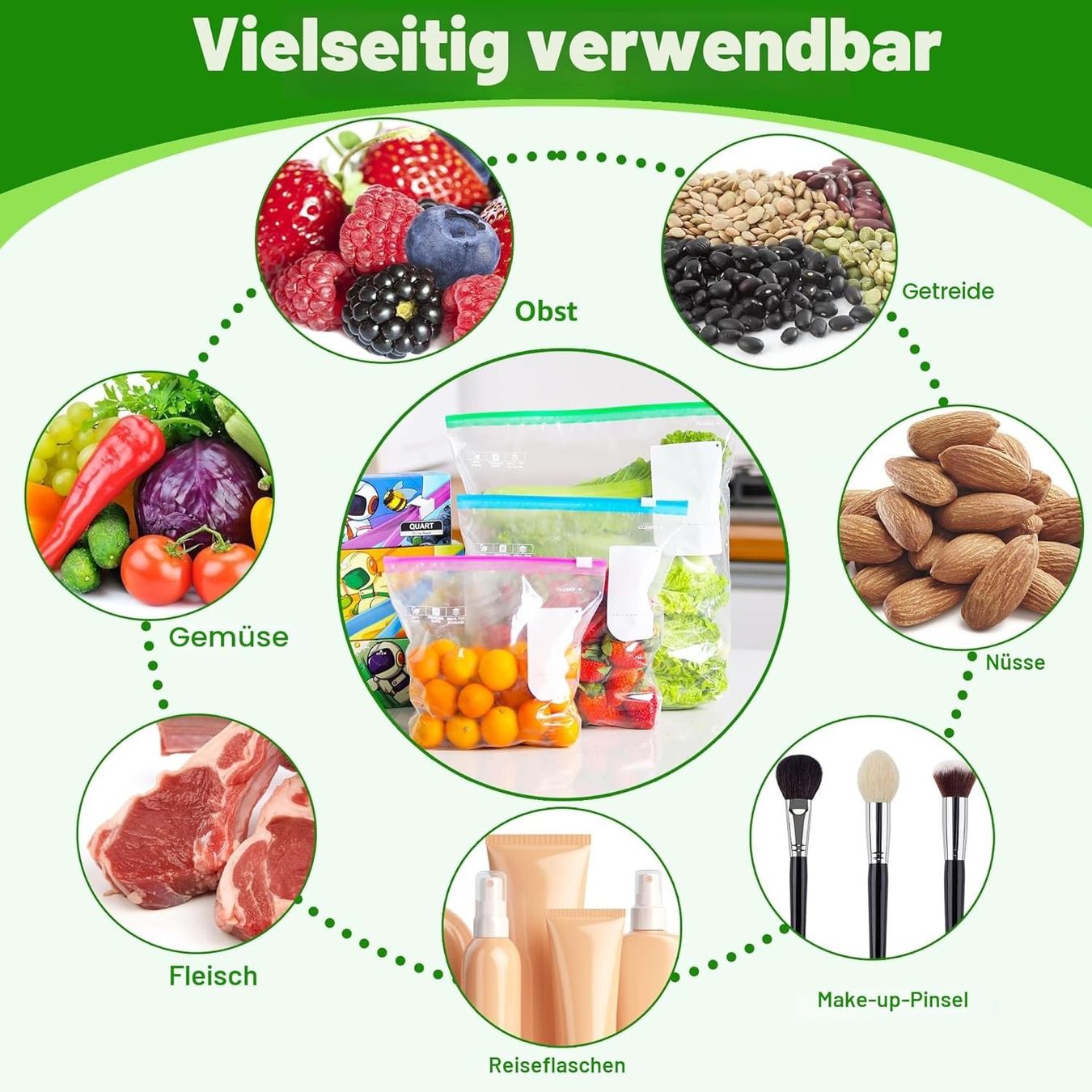 Recipients et similaires: Wiederverwendbare Frischhaltebeutel 24er Set – Neuf avec emballage d'origine à Herisau par Senn24 6