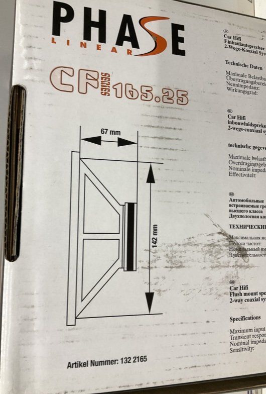 Casse acustiche: Phase Auto Lautsprecher SET 150W – Nuovo e nell'imballaggio originale da Uerkheim venduto da Kaufoption 8