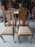 4 CHAISES BIEDERMEIRE EN TRÈS BON ÉTAT STABLE 