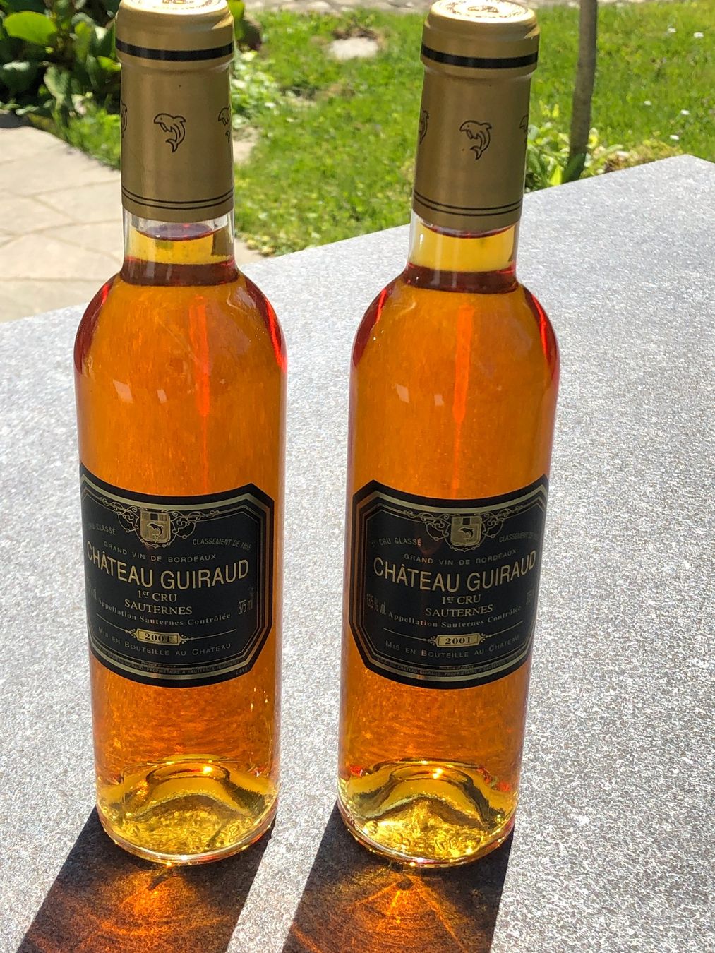 Vino: 2 Chateau Guiraud Sauternes 2001 37.5 cl – Nuovo (secondo la descrizione) da Ettingen venduto da glaed
