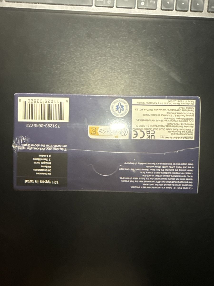 Bandai Carte collezionabili: One Piece TCG OP01 Blue Bottom Pre-Errata Top – Nuovo e nell'imballaggio originale da Dübendorf venduto da godpack 4