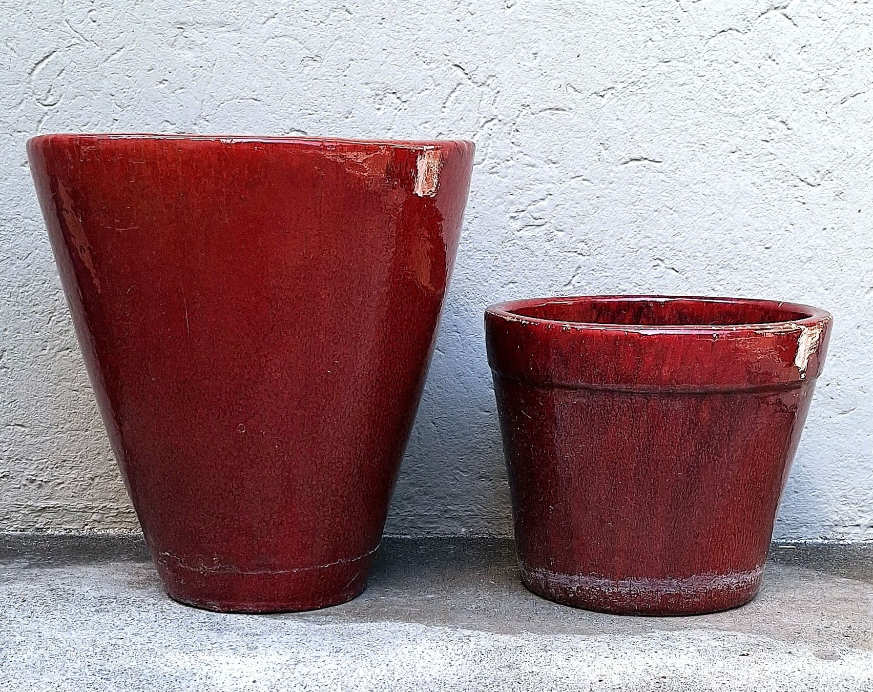 Vasi per fiori: 2x Blumentöpfe rot ,2er Set dunkelrot🌺 – Usato da Emmenbrücke venduto da abu_9mj8 3