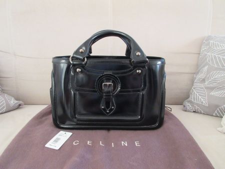Celine Boogie Black Leather Bag/LederTasche!