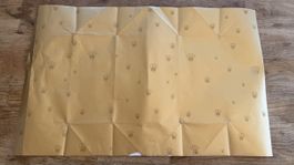 Rolex wrapping paper gold with logo (used)