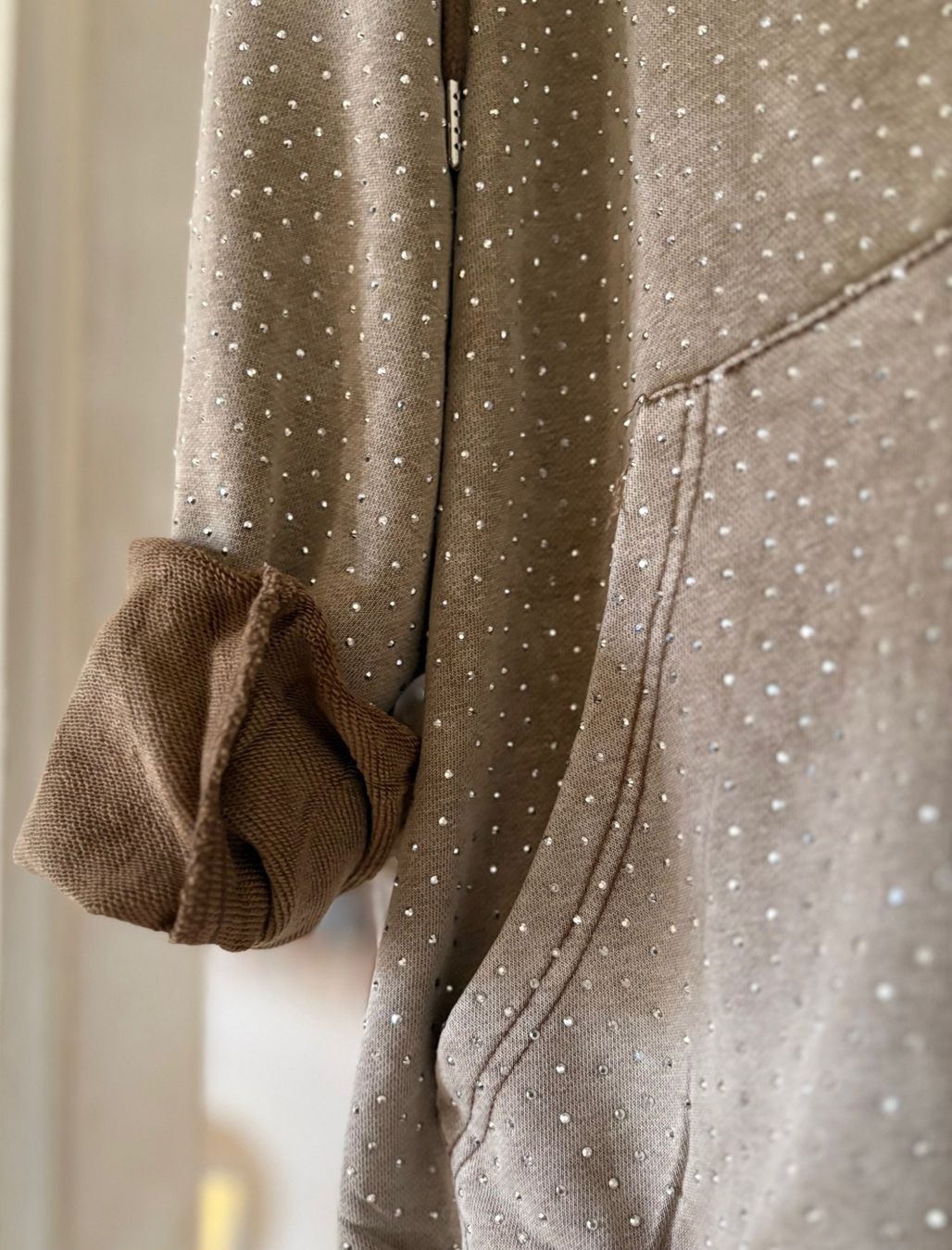 Pulls & Sweat-shirts: SWEAT-HOODIE MIXT COTON AVEC MICROSTRASS! M – Neuf avec emballage d'origine à Locarno par NicoNion 4