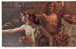 Sempione 1906 - Cartolina commemorativa