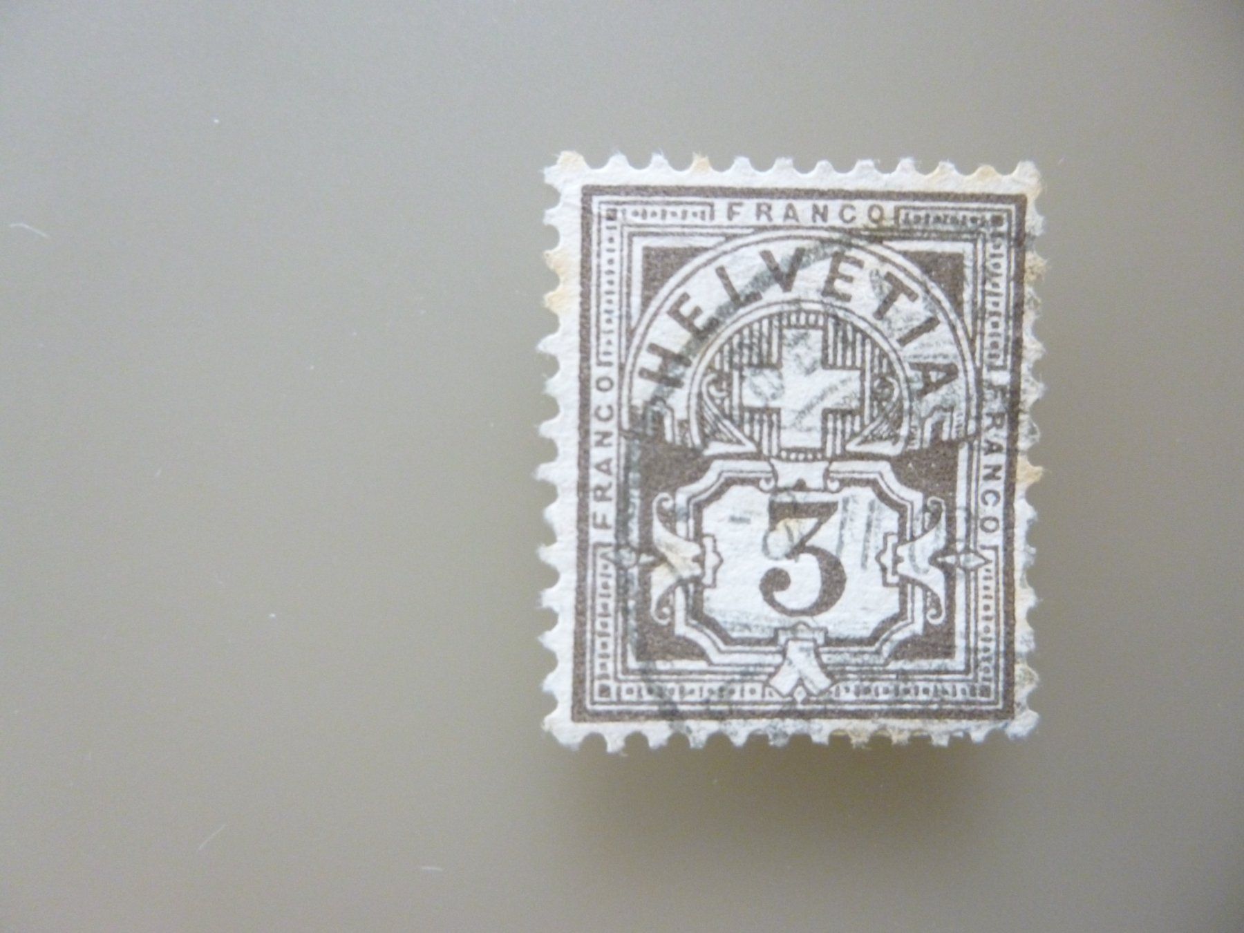 Tutti i francobolli: 3Rp Ziffermuster 1906 - SBK 81- gestempelt – Usato da Uster venduto da schepus23