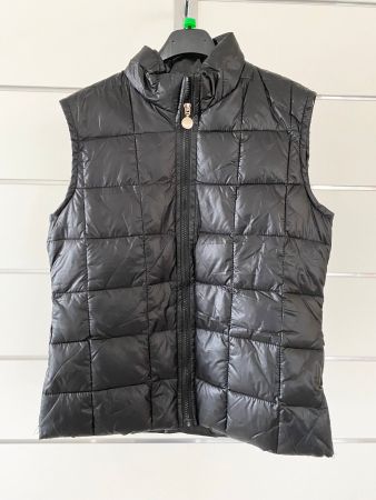 Wattierte Weste / Gilet - Schwarz - Grösse M