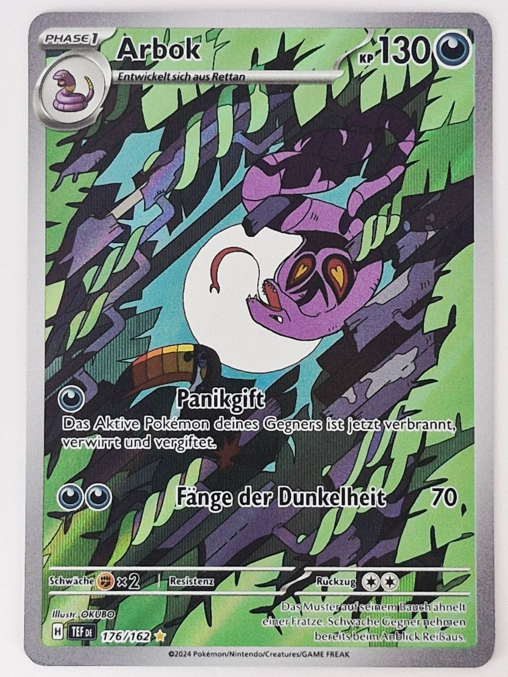 Pokémon Carte collezionabili: Arbok / Gewalten der Zeit / Temporal Forces / TEF 176 – Nuovo (secondo la descrizione) da Arni AG venduto da PokemonCardsStore