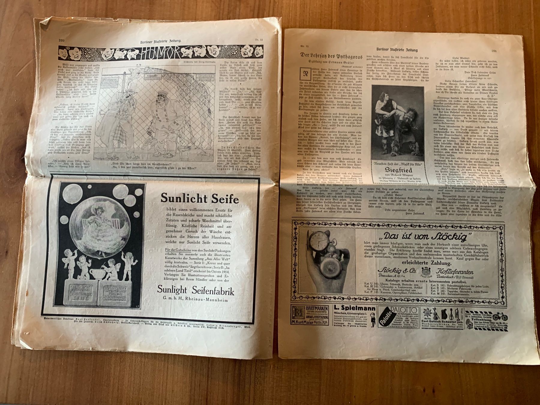 Riviste & Magazine: Berliner Zeitung 1914 – Usato da Lyss venduto da nekoreh 8