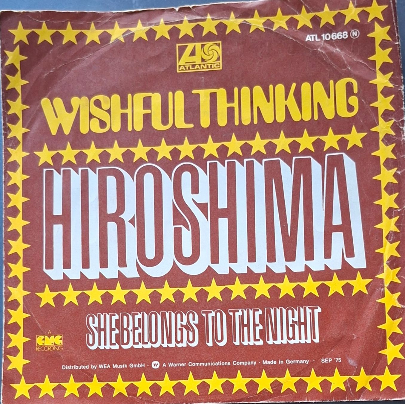 Schallplatten: Vinyl Single Wishful Thinking - Hiroshima – Gebraucht aus Langenthal von Modo39