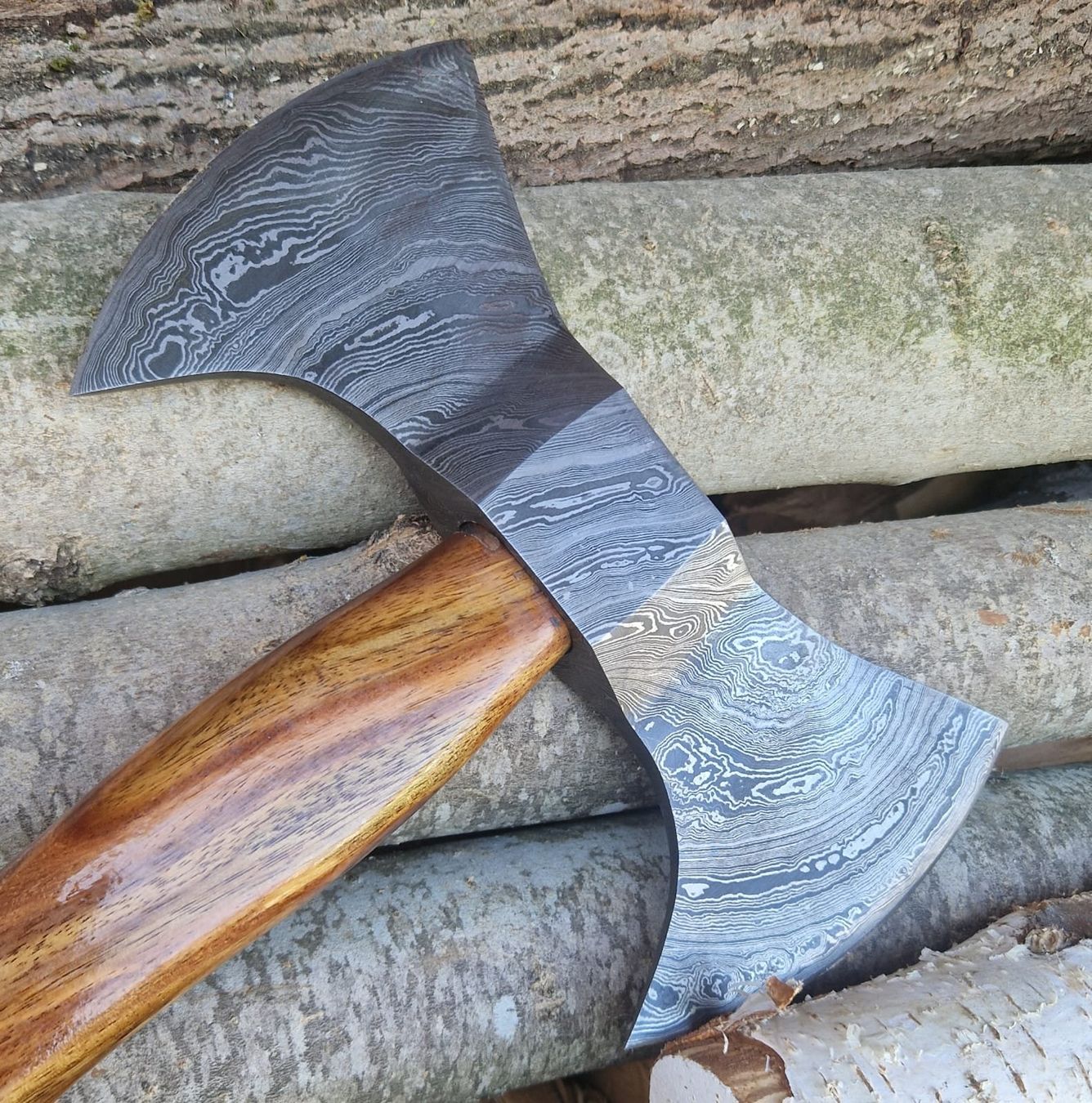 Armi bianche: Doppelaxt Mittelalter – Nuovo e nell'imballaggio originale da Dorf venduto da Messer-Schweiz 1