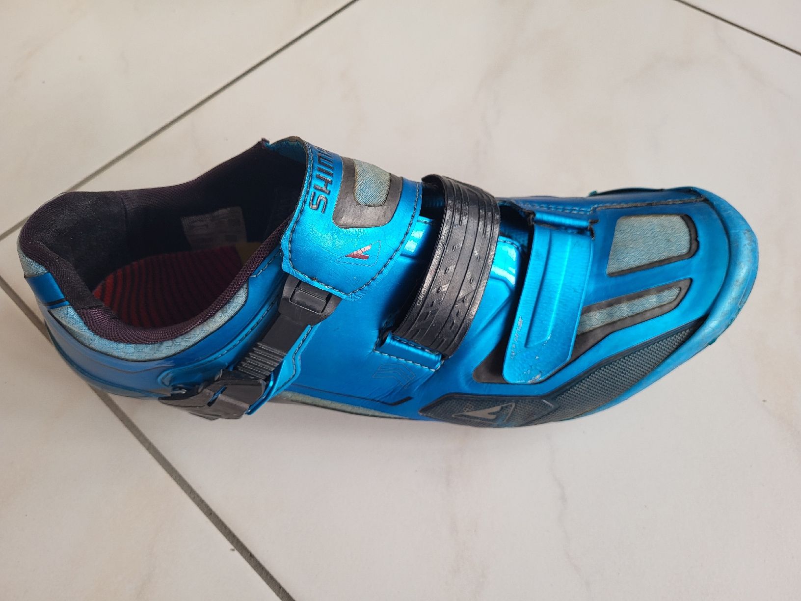 Shimano Chaussures hommes: Fahrradschuhe Shimano blau Grösse 46 – D'occasion à Zollbrück par Swissrace2 2