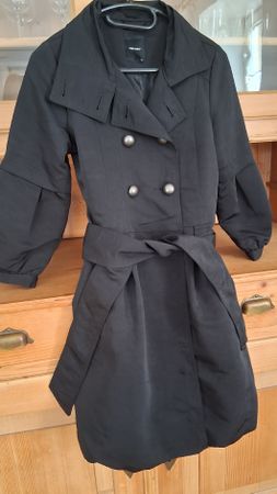 Herziger Übergangsmantel schwarz Grösse XS