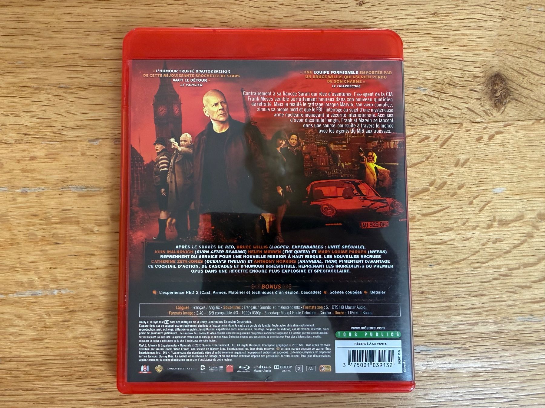 Tutti i DVDs: Red 2 (Blu-Ray) – Nuovo (secondo la descrizione) da Vucherens venduto da ne0fx 1