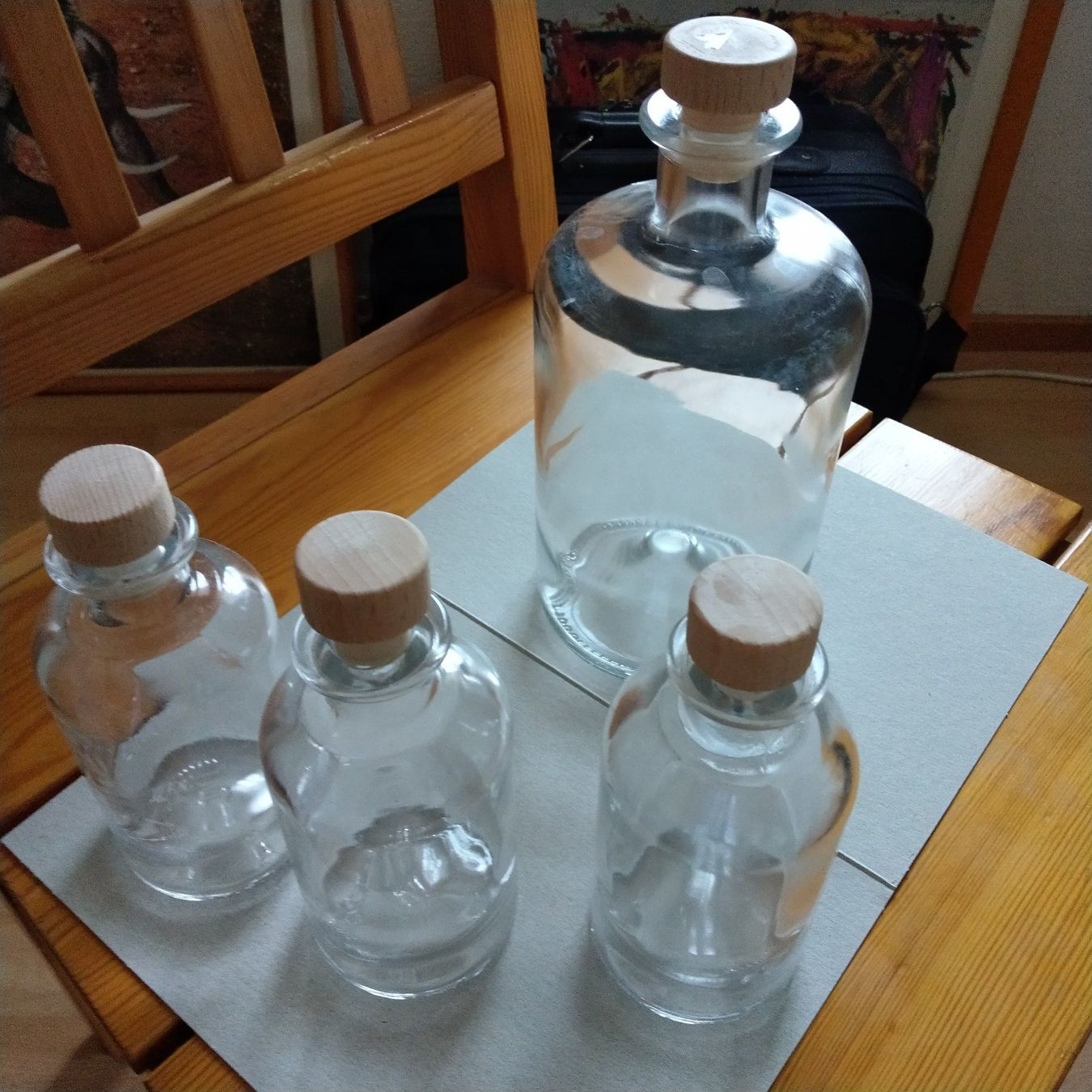 Laborzubehör: Glasflaschen 5 Stück – Gebraucht aus Maienfeld von Hanswurst64