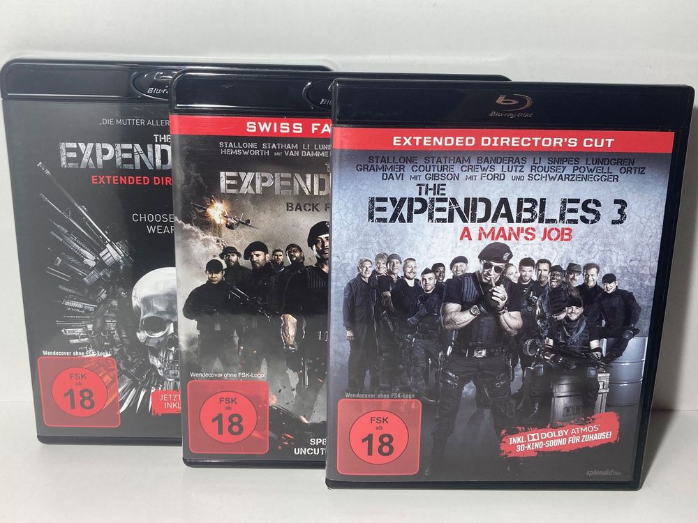 The Expendables 1-3 Blu Ray (Gebraucht) in Wilderswil für CHF 12.9 ...
