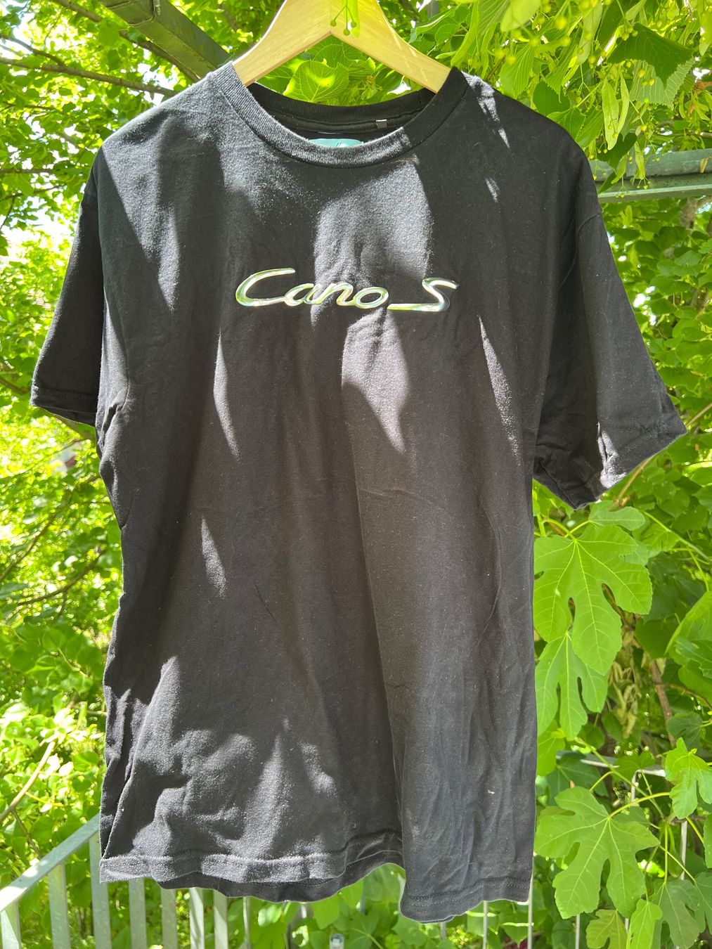 T-shirt: Schwarzes Costello T-Shirt Gr. L – Usato da Häfelfingen venduto da jul_g7r8