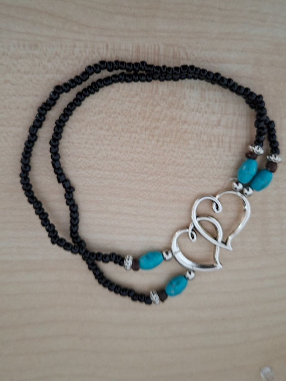 Bracciali & Braccialetti: elastisches Herz Fusskettchen NEU – Nuovo (secondo la descrizione) da Reinach AG venduto da nicki024 1