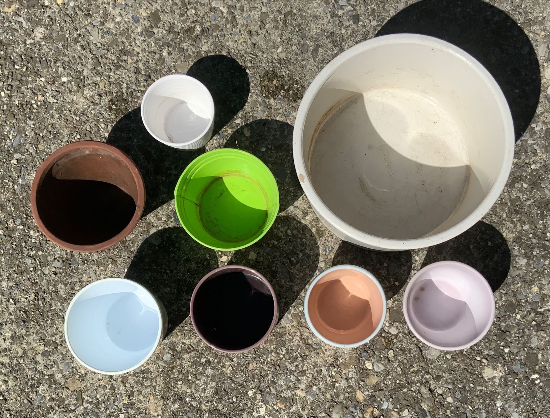 Vasi per fiori: Blumentöpfe Set verschiedene Grössen und Farben gebraucht – Usato da Lanzenhäusern venduto da mfh05 3